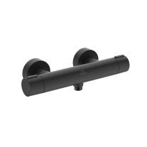 CERATHERM ALU+, NEGRU MAT, BATERIE DUS TERMOSTATATA, MONTAJ PE PERETE, BD582XG